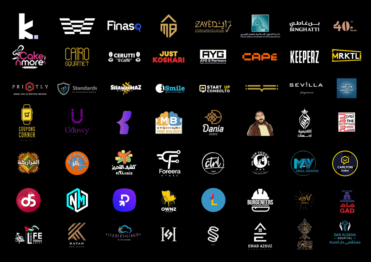 Brands and companies Loay Abdallah has worked with including Binghatti FinasQ Carlton Real Estate Klivvr FinTech and 60 plus clients across 12 industries